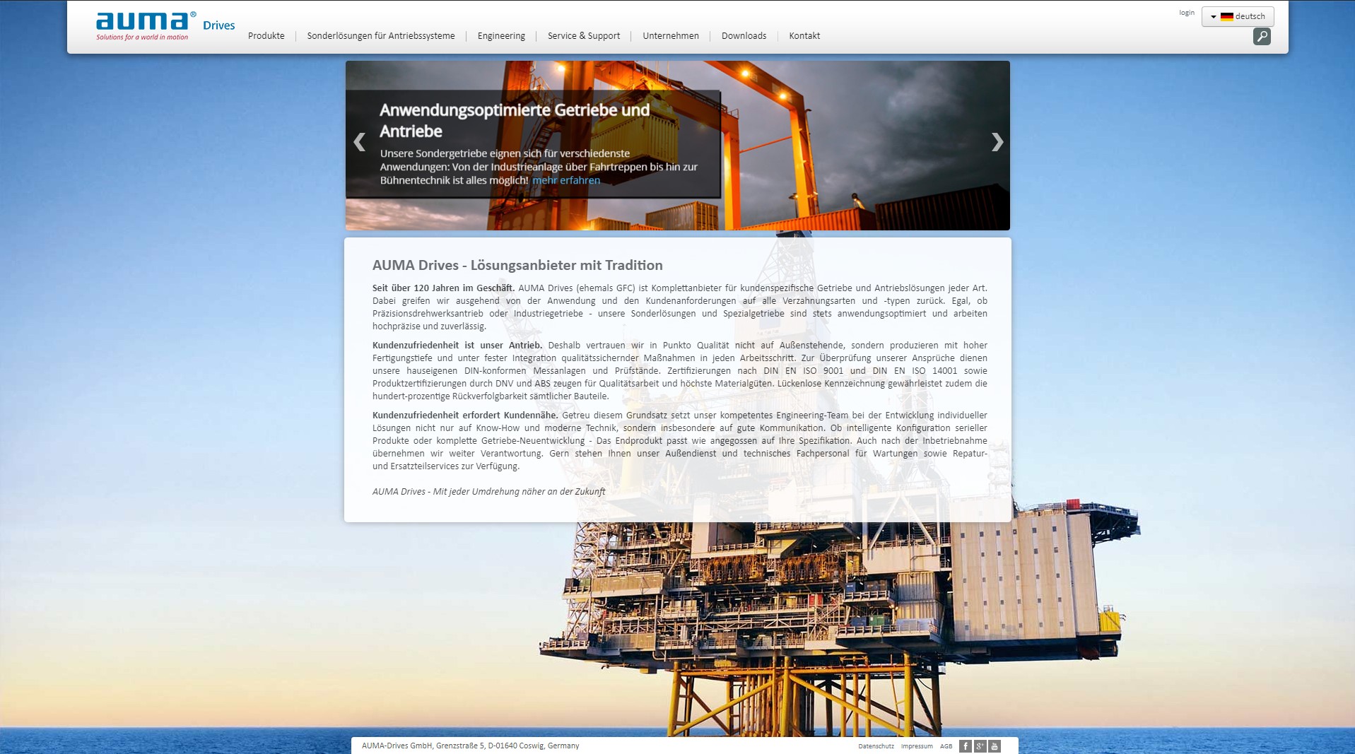 auma-drives image auma-drives Website-Referenzen | AXEL IT