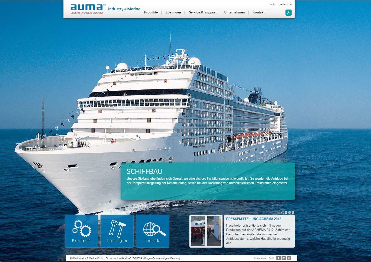 auma-industry Website-Referenzen | AXEL IT